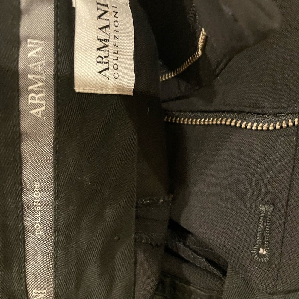 Armani collezioni pants - size 33 on tag but it is 36 inches when I measure